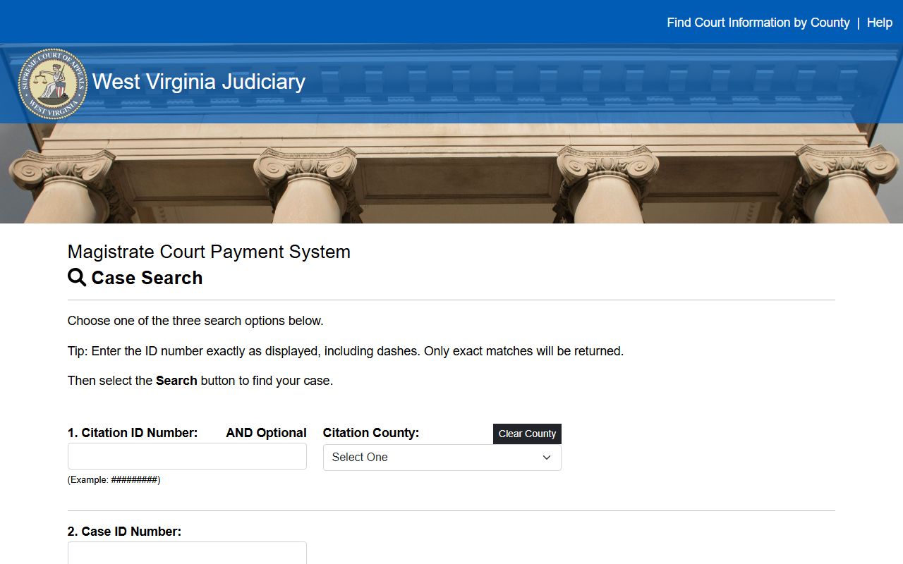Boone County court records after jail arrest magistrate case search fields